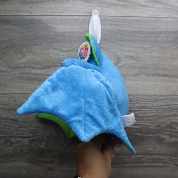 Nanco 8" Bat Halloween Plush Stuffed Animal Blue Green - Picture 4 of 12